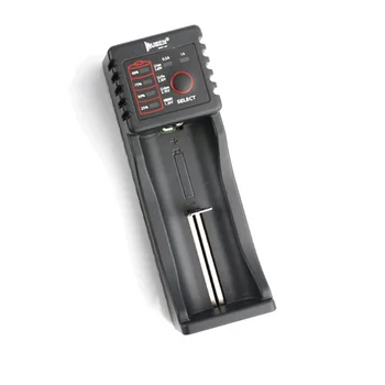 

WUBEN ARF1 DC 5V/1A USB Lithium Battery Charger LCD Display Smart Charger For 18650/18350/17500/16340 Accessory