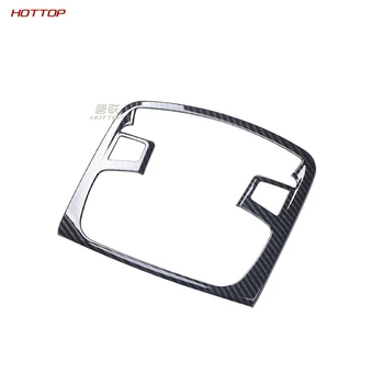 

ABS Carbon Fiber Texture Black Front Reading Light Frame Cover for Ford Everest 2016