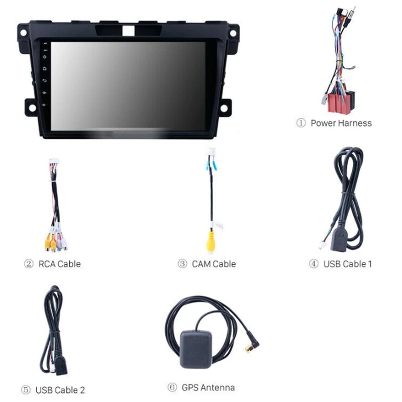 Android 8,1 2 Din радио для 2007- MAZDA CX-7 автомобильный мультимедийный плеер 9 дюймов gps