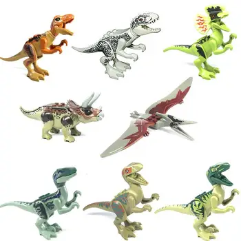 

Jurassic Toy Dinosaur Dino Velociraptor T-Rex Pterosaurs Tyrannosaurus Rex World Park Building Block compatible with