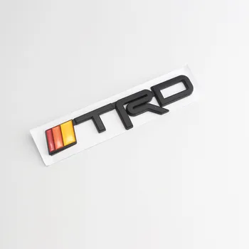 

For Toyota TRD Stickers Emblem Badge Car Stickers For 4runner Camry Carol Tundra ABS Rear Trunk Emblem TRD Logo Letter Decals