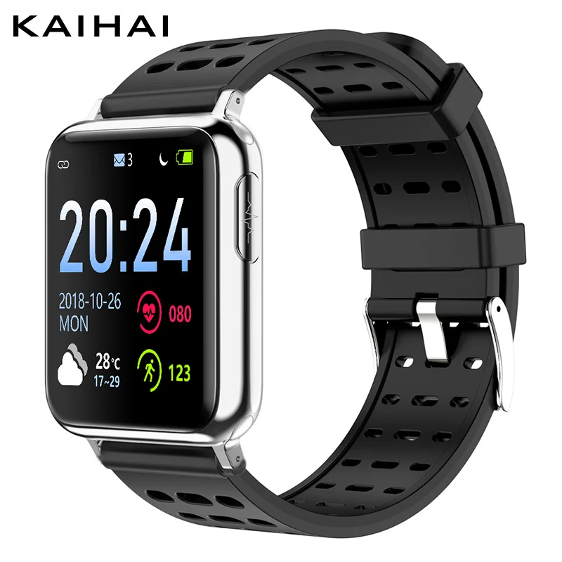 KAIHAI ecg ppg spO2 HRV smart watch smartwatch men Blood pressure measurement oxygen heart rate health monitor watches tracker