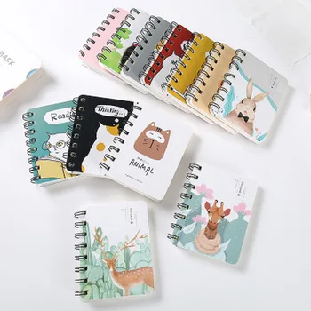 

Coil Notebook Student Stationery Notebook Novelty Cartoon Coil Notebooks Creative Cute Notebooks Learning Office Supplies