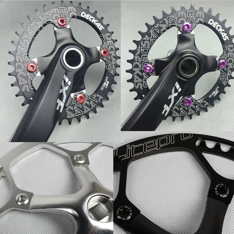 Litepro MTB велосипедные звездочки болты из алюминиевого сплава односкоростные для