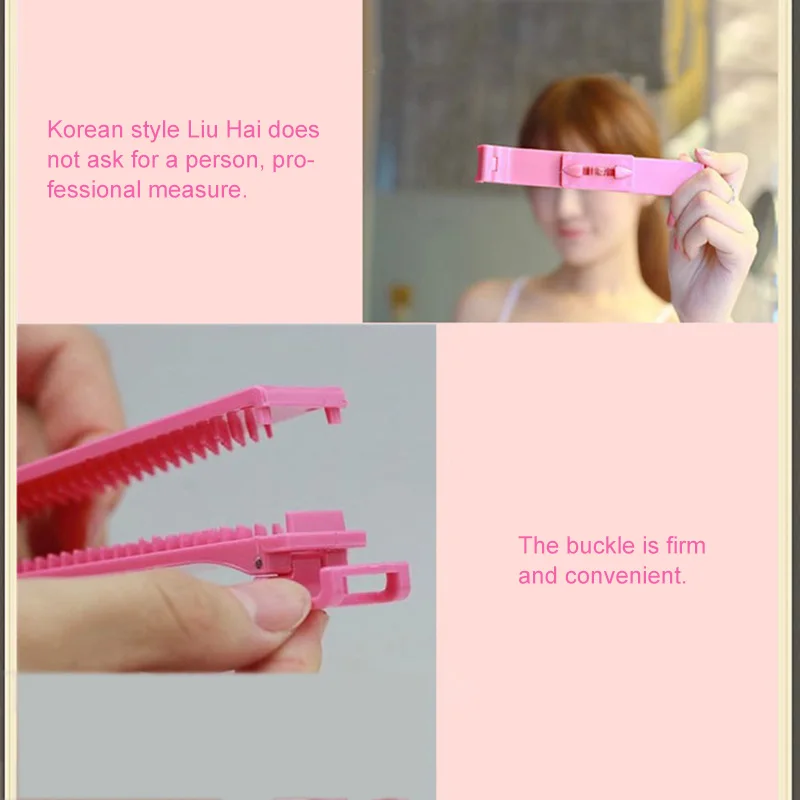 Best Selling Portable Bangs Ruler Styling Tools 2019 New Fashion Simple Flat Bangs Ruler Tools Unisex 3
