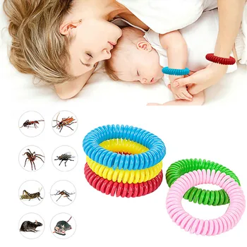 

5PCS Children Anti Mosquito Insect Repellent Wrist Hair Band Bracelet Camping