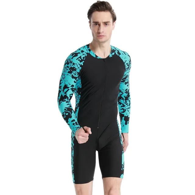 Sbart Lycra цельный Мужской Женский гидрокостюм костюм для дайвинга для плавания Rashguard Цветочные водолазные костюмы с длинным рукавом для серфинга подводное плавание
