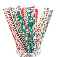 25 шт./лот бумага питьевой одноразовые трубочки посуда красный счастливые Свадебные украшения для дня рождения партия поставок пользу Девушки Вечерние