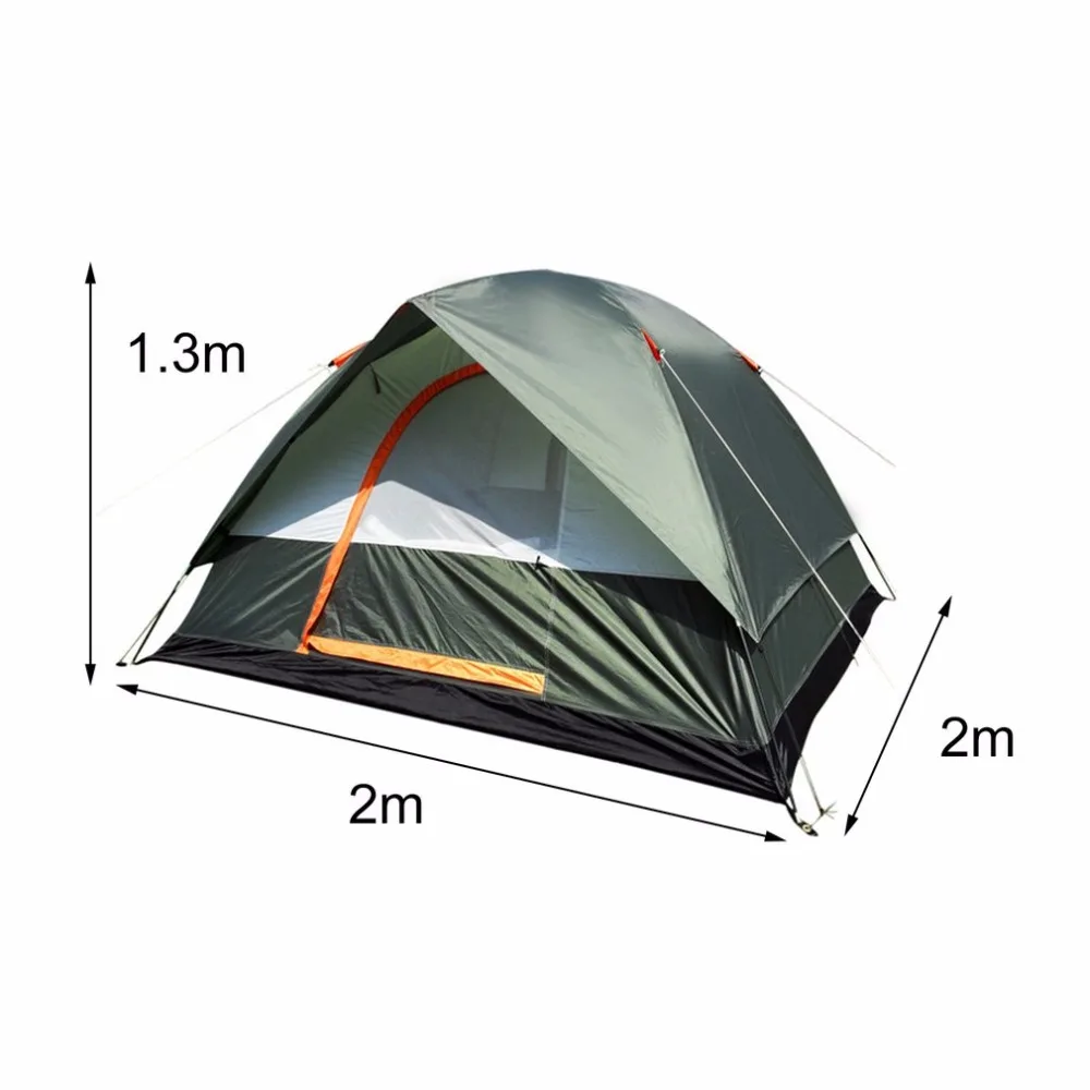 3-4 человек, ветрозащитная палатка для кемпинга, двухслойная, водонепроницаемая, всплывающая, открытая, анти-УФ, туристические палатки для улицы, Пешие прогулки, пляж, путешествия, Tienda