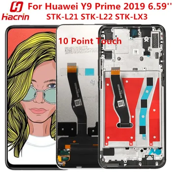 

For Huawei Y9 Prime 2019 LCD Display+Touch Screen With Frame No Dead Pixel screen Replacement for Huawei Y9 Prime 2019 STK-L21