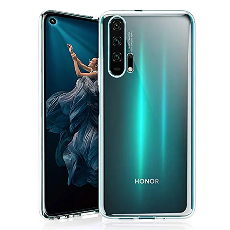 

Silicone Soft Clear TPU Back Cover Case for Honor 20 Pro Phone Case on Honor 20 Pro Case Slim Transparent For Huawei Honor 20