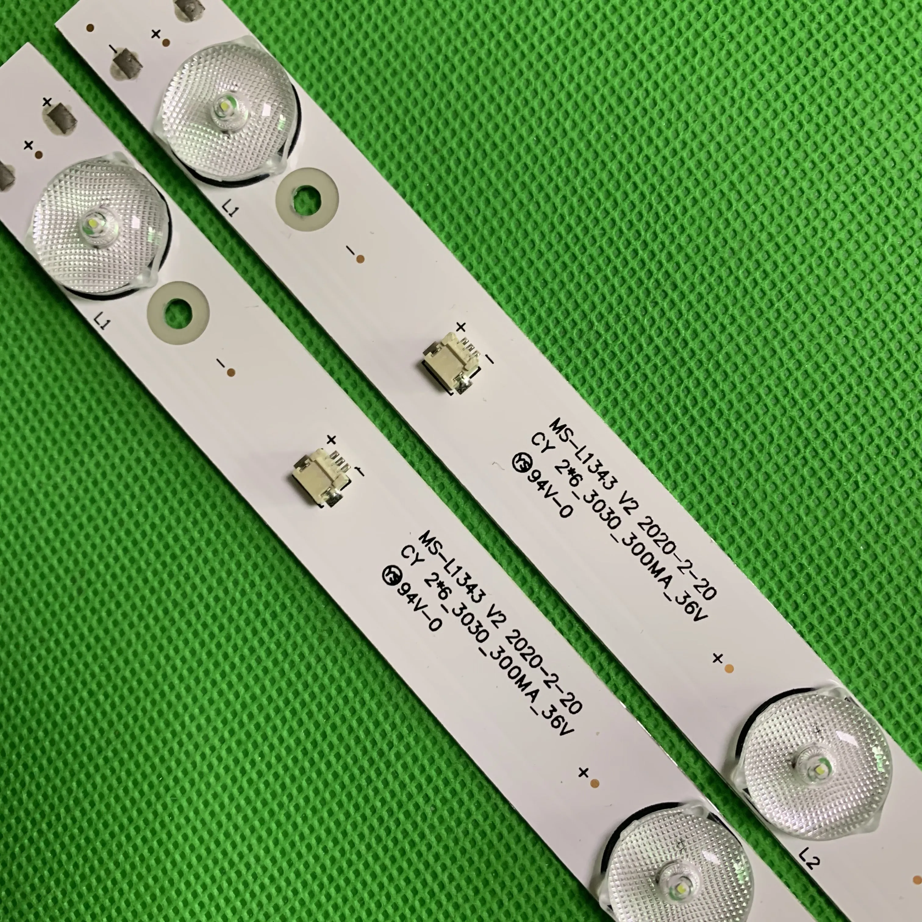 US $10.70 New 2 PCS 6LED LED Backlight Strip For 32inch JLD32061330081ASM FZD03 E348124 MSL1343 L2202 L1074 V2 263030300MA36V