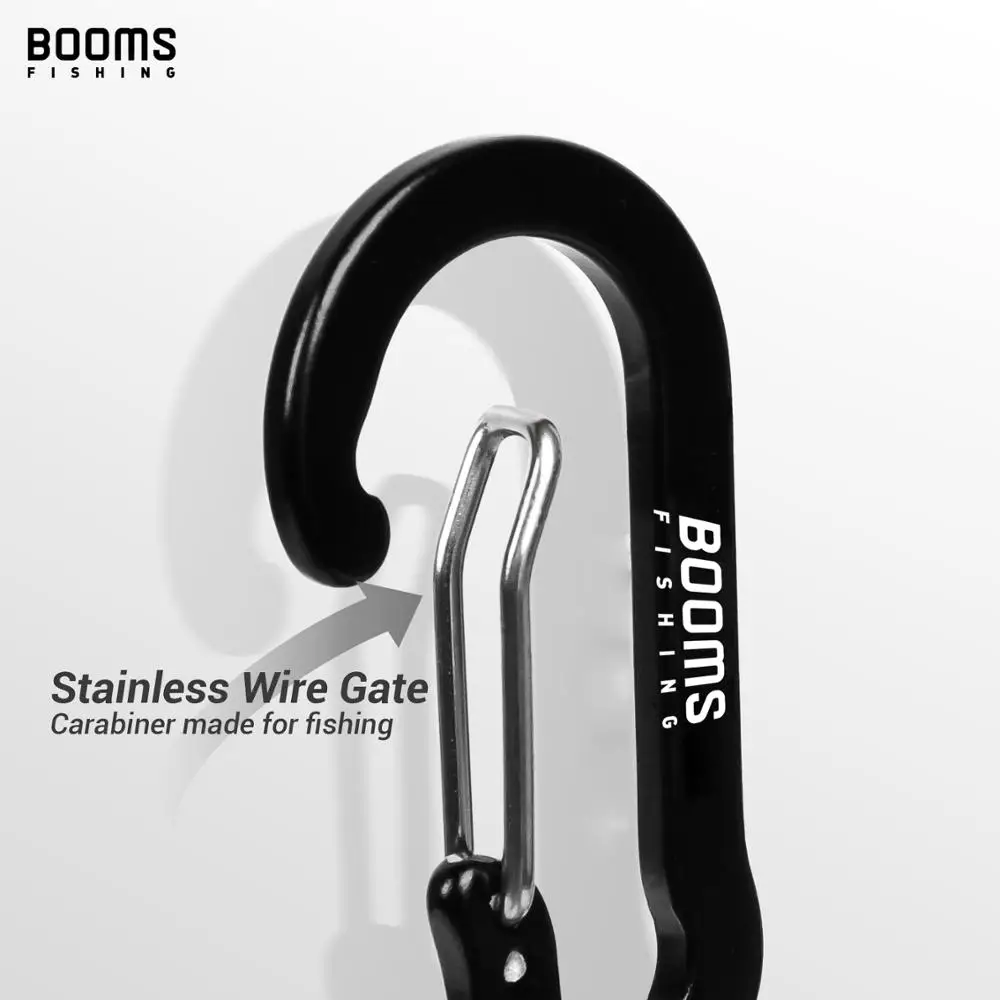 Fishing Tools Fishing Accessories Fishing Tool Fishing Tackle Booms Fishing MRC Magnetic Release Clip Net Holder with Fishing Tool Coiled Lanyard 1.5m Black