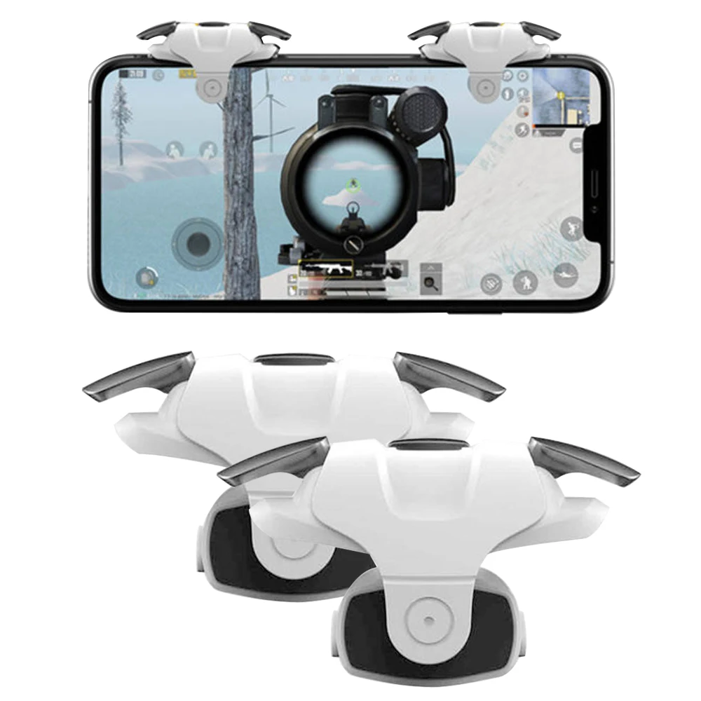 

Updated Version Smart Phone Mobile Gaming Trigger for PUBG Mobile Game Fire Button Aim Key L1R1 Shooter Controller Game Pad
