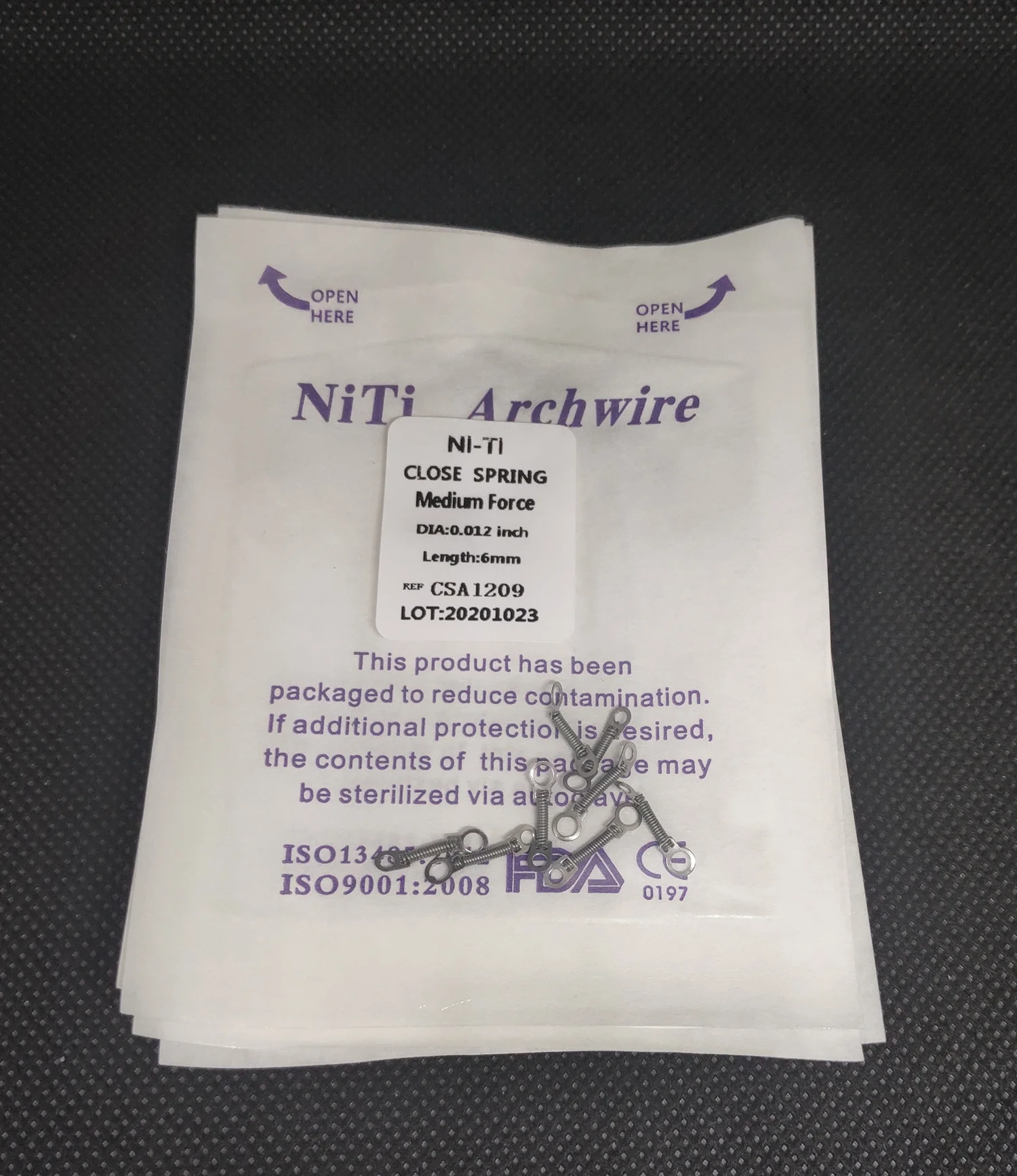 Рисунок 5 - зубная замкнутая спиральная пружина