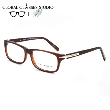 

Women Acetate Glasses Full Rim Rectangular Eyeglasses Frame With Hinge For Prescription Myopia Eyewear RM00486 C2/C6/C9
