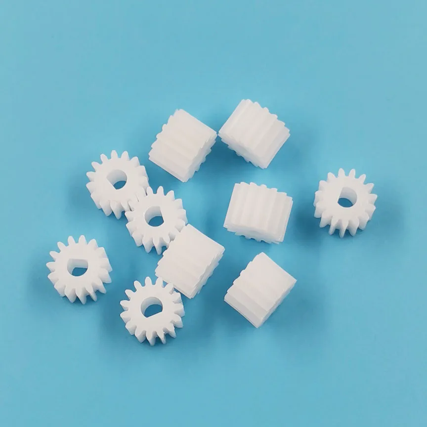 Motor Gear D-Shape Hole 153AD 0.5M 8.5mm Outer Diameter 15 Teeth 2.95mm D-hole Toy Gears