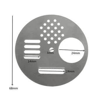 

10pcs Stainless Steel Bee Hive Gate Disc Box Entrance Nest Guard Beekeeper Tools