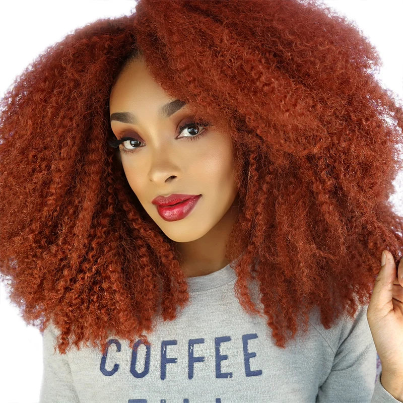 Afro Kinky Marley Braids Hair 18inch Soft Jumbo Crochet Braids Hair Extensions For Women Synthetic Long Ombre Marley Twist synthetic crochet braids