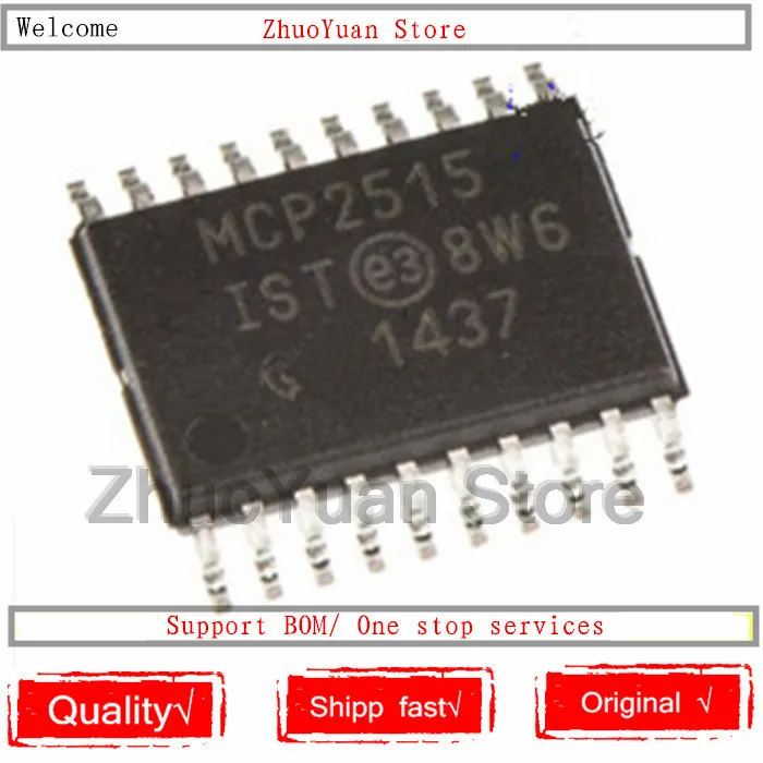 

1PCS/lot New original MCP2515-I/ST TSSOP-20 MCP2515IST TSSOP20 MCP2515 TSSOP IC chip