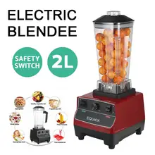 Электронный блендер, соковыжималка для смузи, пищевой блендер, высокоскоростной коммерческий лимонный процессор, Exactor Mixer 2L 1400W для домашней кухни