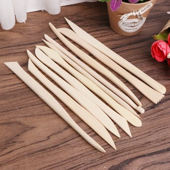 

10Pcs Pottery Clay Sculpture Carving Modelling Tools Ceramic Art HobbyCraft Kit