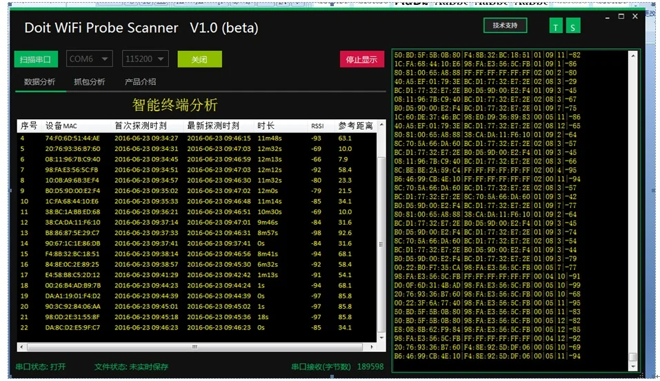 DOITING последовательный порт WiFi TZ100 беспроводной Wifi модуль проверка на работе посещаемость сбор данных Анализ
