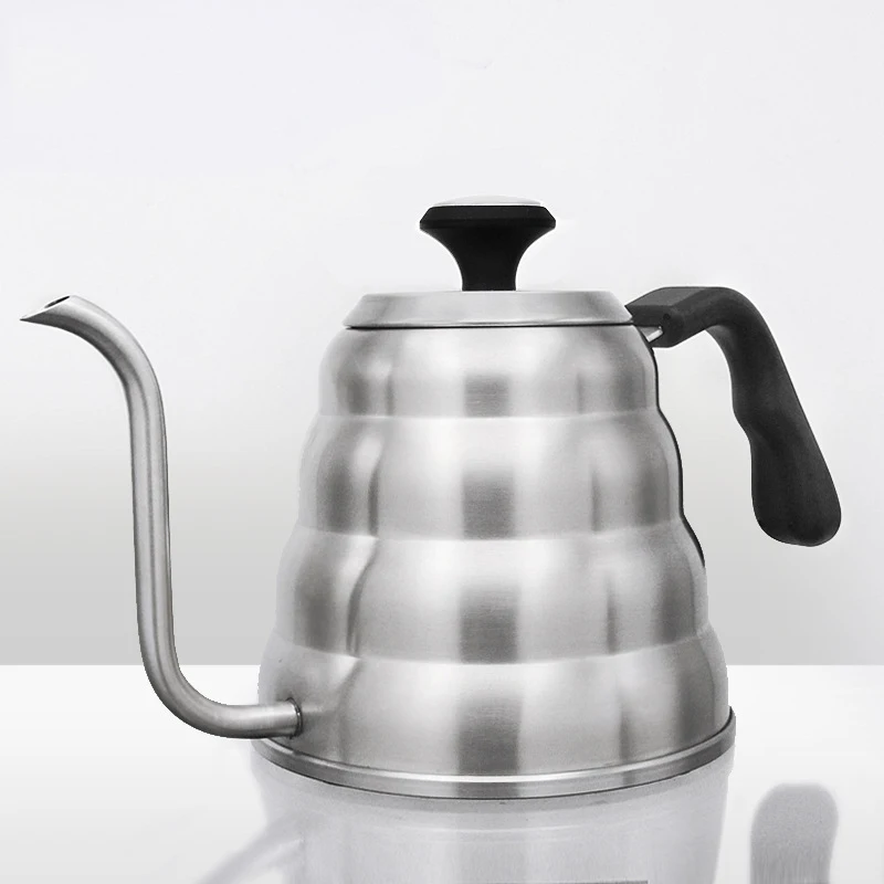Cheap Stainless Steel Hario Coffee Drip Gooseneck Kettle Pot Teapot Kettle Tea Maker Hight Quality Bottle Kitchen Accessory 1000ML