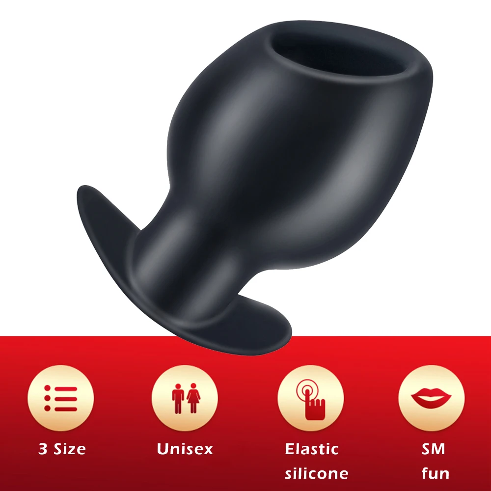 Anal Dilator Hollow Butt Plug Silicone Vaginal Speculum Adult Sex Toys Prostate Massager Anus Expander Intimate Goods For Unisex (12)