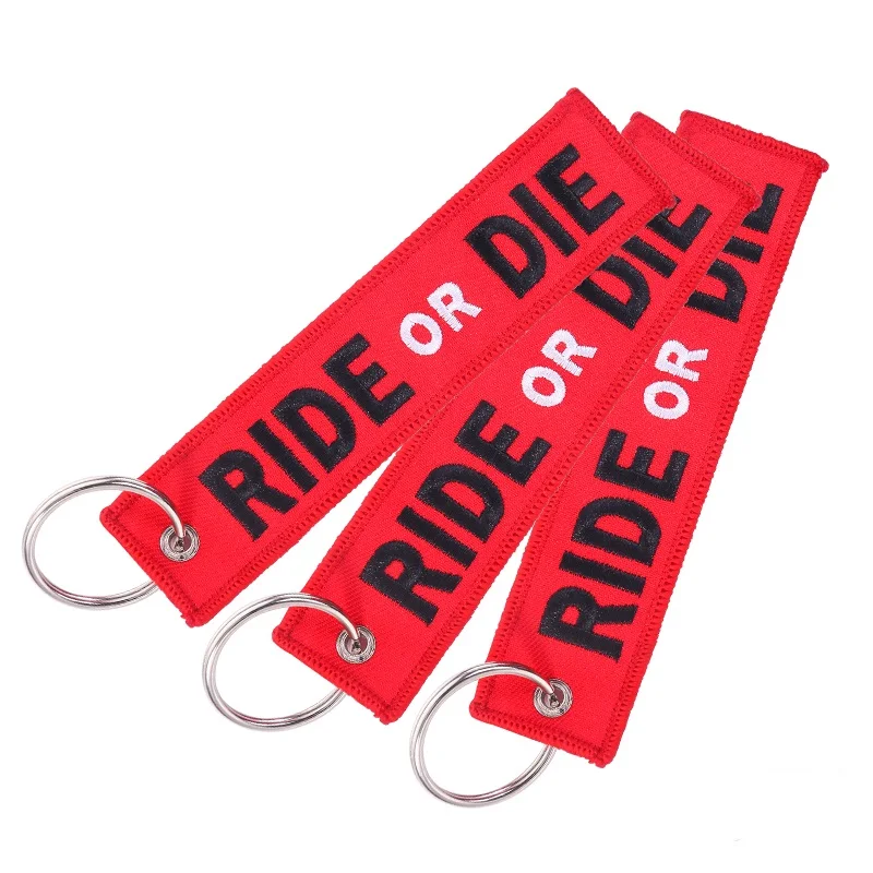 ride or die key chain 3
