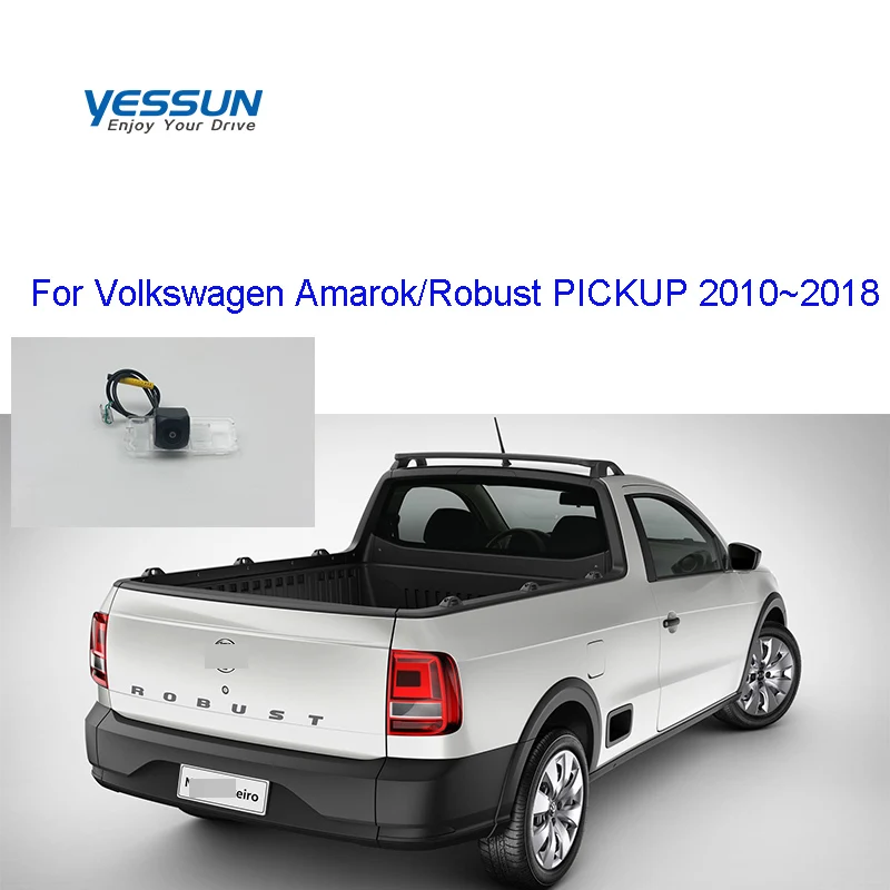 

Yessun рыбий глаз задняя камера для Volkswagen Amarok/крепкий пикап 2010 ~ 2018 AHD 720P резервная камера/камера номерного знака