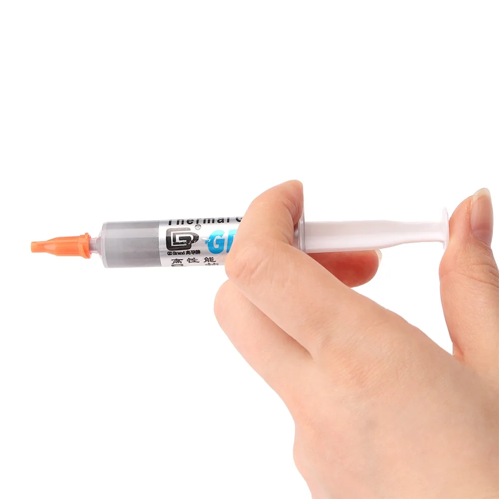 

Gray CPU Cooling Gel Silicone High Performance GD900 Thermal Grease Compound Syringe Conductive Heatsink Plaste New Arrival
