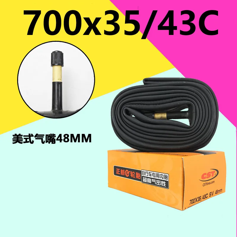 700x3 5/43C внутренняя трубка 700x35C камера 700x43C шина для велосипеда аксессуары |