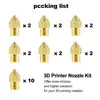 3D Printer Nozzles MK8 Extruder Nozzle Extruder Print Head 1.75mm for 3D Printer Anet A8 Makerbot MK8 Creality CR-10 Ender 3 ► Photo 2/6