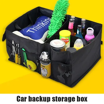 

Car Trunk Organizer 52*38.5*26cm Oxford Cloth Foldable Car Finishing Storage Bag For Auto Trucks SUV Trunk Box