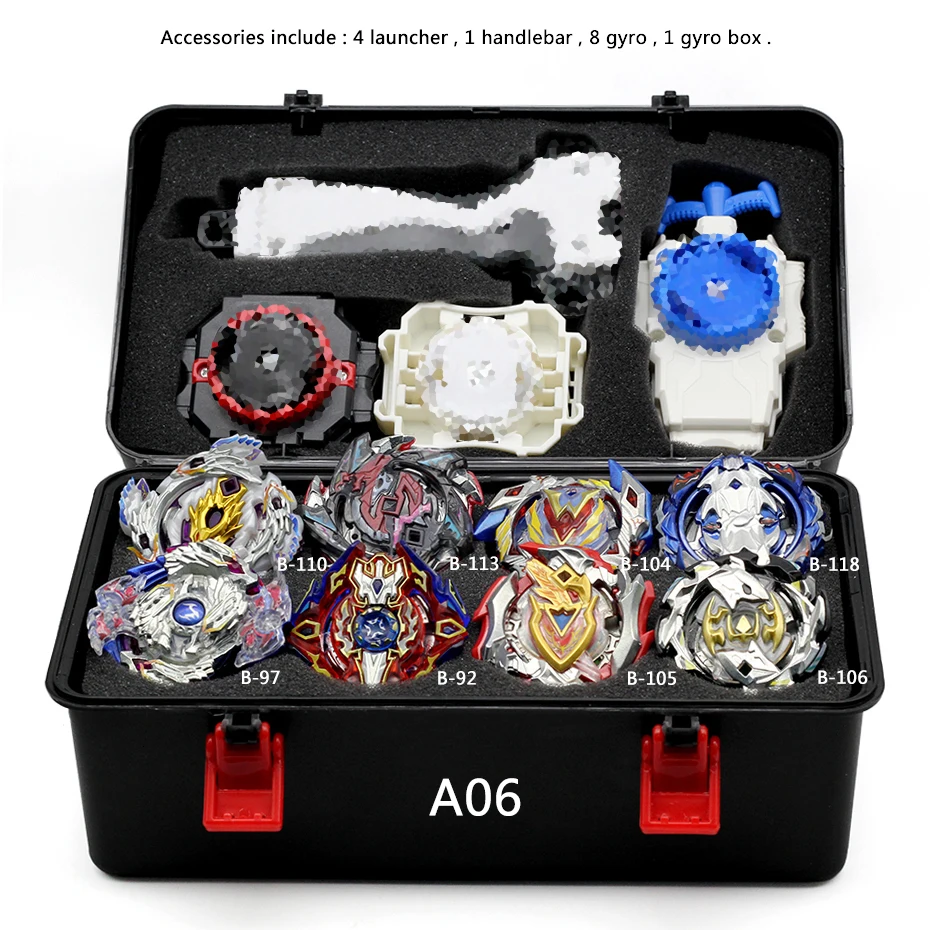 TAKARA TOMY Beyblade с пусковым устройством Arena Stadium Toupie волчок Beyblade Burst Metal 4D Фьюжн-игрушки для детей - Цвет: A06