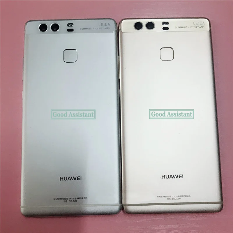 Оригинальная б/у для huawei P9 EVA-L29/Для huawei P9 Plus VIE-L09 VIE-L29 задняя Батарея крышка дверца батарейного Корпус задняя Стекло запчасти