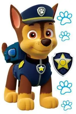 Горячие 3D Райдер Paw Patrol аниме наклейки на стены собака 3d Виниловые наклейки для детской комнаты украшения Детские любимые плакаты - Цвет: 15