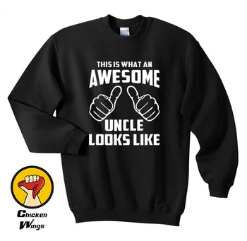 

Awesome Uncle Sweatshirt Birthday Gift Idea Niece Nephew Holiday Crewneck Sweatshirt Top More Size and Colors-A370
