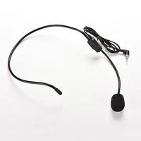 Portable Head-mounted Headset Microphone Wired 3.5mm Plug Guide Lecture Speech Headset Mic For Teaching Meeting 2