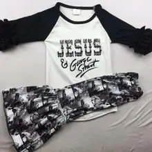 Эксклюзивный красивый комплект для девочек; ; осенняя одежда для девочек с изображением тыквы