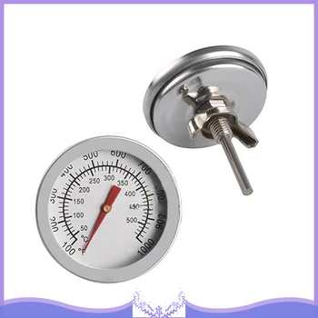 

Household Thermometers 50-500 Degree Stainless Steel Barbecue BBQ Smoker Grill Thermometer Temperature Gauge Kitchen Tools