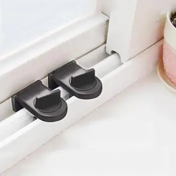 

2Pcs Lock Catches Children Safety Protection Door Lock Catches Sliding doors Sash Window Lock Catches Anti-Theft sturdy durable