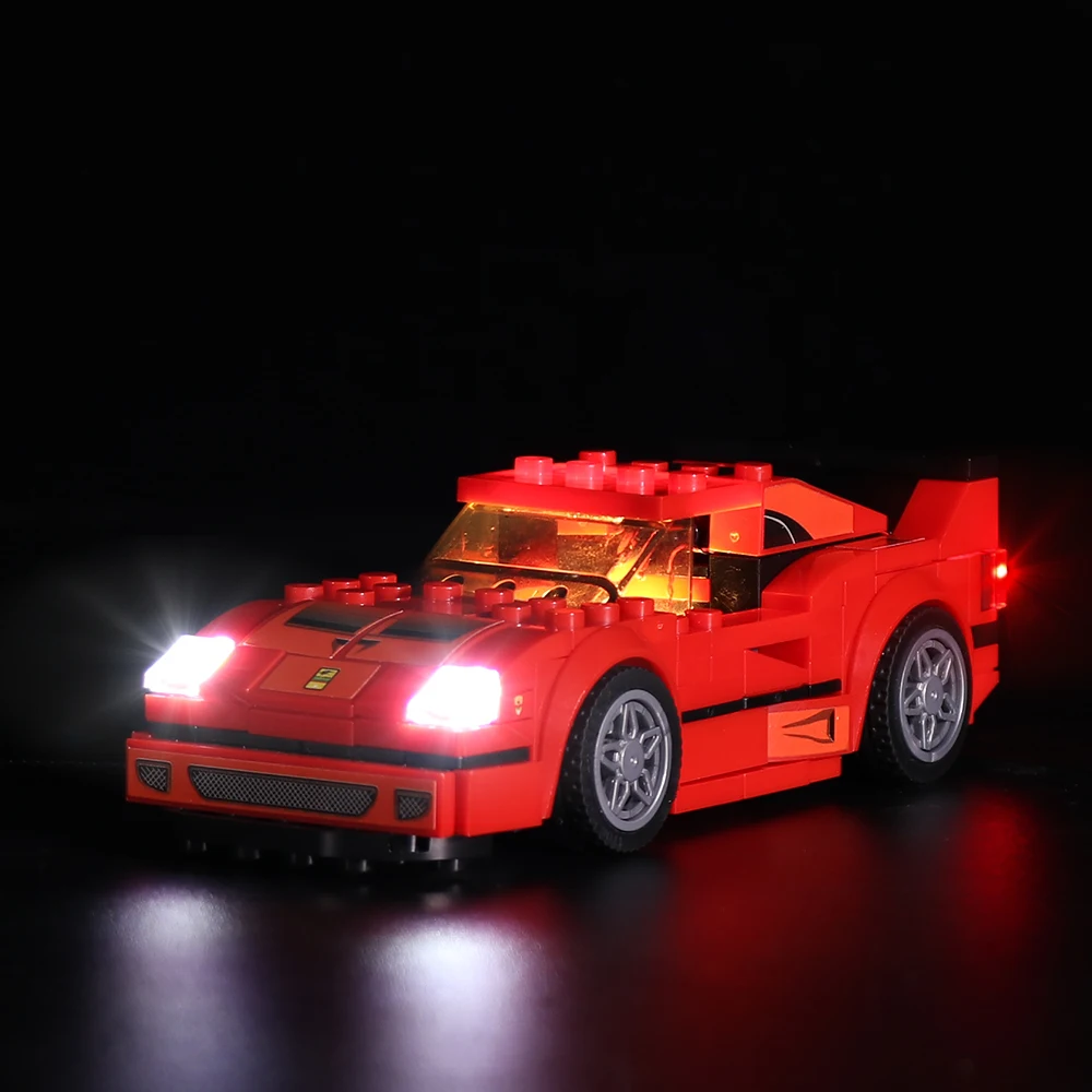 Светодиодный осветительный набор для 75890 Феррари F40 Competizione (светодиодный