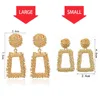 LATS 2022 Vintage Earrings Large for Women Statement Earrings Geometric Gold Metal Pendant Earrings Trend Fashion Jewelry ► Photo 2/6