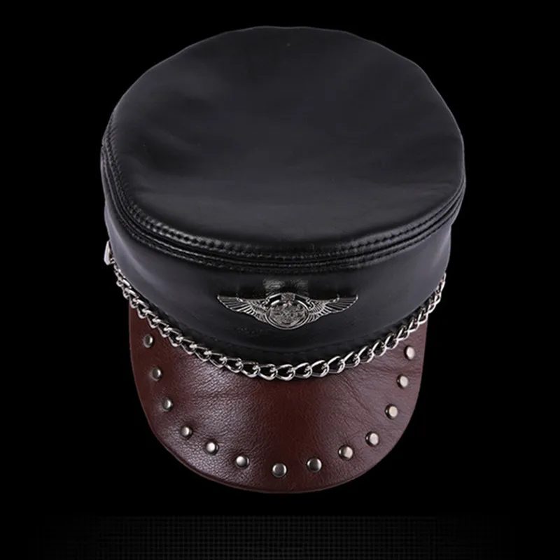 SILOQIN шляпа из натуральной кожи Snapback мужские и женские трендовые армейские кепки первый слой воловья плоская кепка Досуг Туризм уличная зима