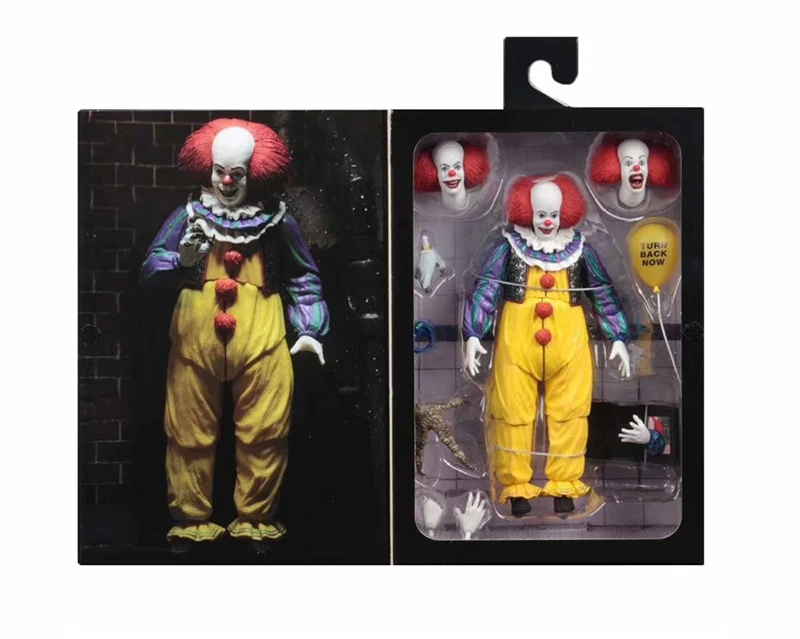 NECA IT Pennywise Joker 1990 старая версия клоун фигурка модель игрушки кукла подарок для ребенка