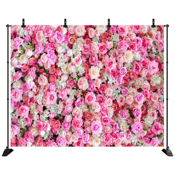

Acejoker Flowers Backdrop Wedding Vealentine's Day Birthday Party Photography Video Background Photobooth Prop