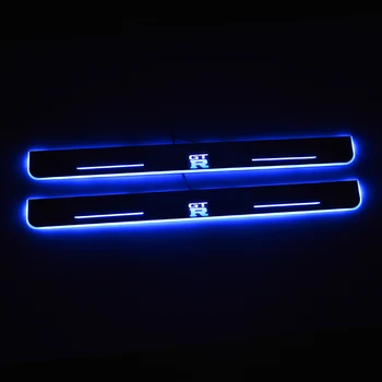 

LED Door Sill For Nissan GTR GT-R R35 2007 to 2020 Door Scuff Plate Pathway Welcome Light Car Accessories