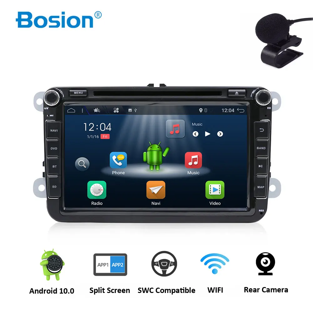 Автомобильный DVD плеер на Android 10 0 для VW passat b7 b6 golf 5 Jetta Passat Tiguan с сенсорным экраном Wi